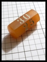 Dice : Dice - 6D - Yellow Tranlucent Log Roller - Ebay Dec 20112